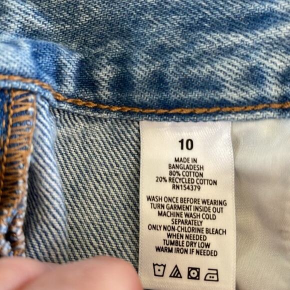 Aeropostle Daisy/Watermelon Vintage Highrise Shorty Cutoffs Size 10 - Picture 4 of 4